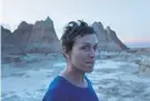  ?? Searchligh­t Pictures ?? Frances McDormand is a Golden Globe nominee for “Nomadland.”