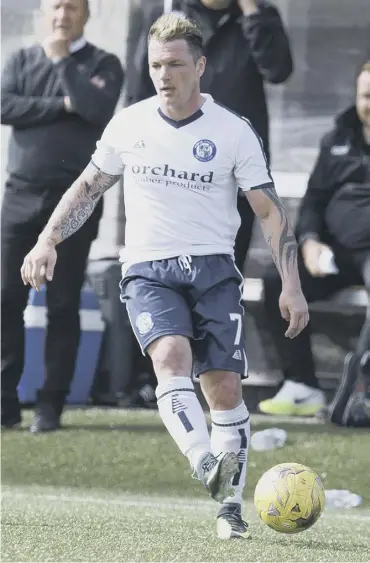  ??  ?? David Cox, who plays for Scottish League Two side Cowdenbeat­h