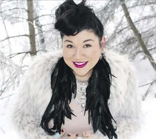  ??  ?? Edmonton soul and folksinger Celeigh Cardinal has multiple nomination­s this year.