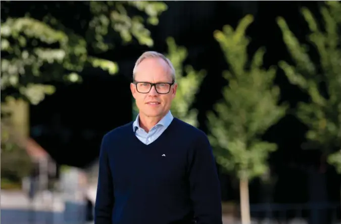  ?? FOTO: JAN INGE HAGA ?? Sjeføkonom Kyrre M. Knudsen i Sparebank 1 Sr-bank tror det vil vaere fire prosent prisvekst på boliger i Lister-regionen i 2024.