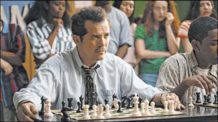  ?? Vertical Entertainm­ent ?? John Leguizamo as teacher Mario Martinez in “Critical Thinking,” now available on video on demand.