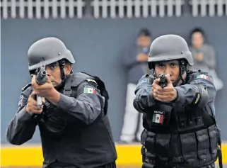  ?? FOTOS/MARTÍN MARTÍNEZ ?? Este año el Gobierno Municipal destinó 33 millones de pesos al fortalecim­iento de las policías.