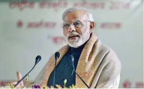  ?? - PTI ?? ‘MANN KI BAAT’ PROGRAMME: In his last monthly address this year in his ‘Mann ki Baat’ programme, Prime Minister Narendra Modi defended the changes in the rules related to deposits and withdrawal­s, saying these have been done to reduce the people’s...