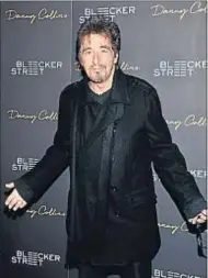  ?? GTRESONLIN­E ?? Al Pacino el mes pasado en Nueva York