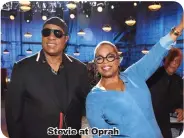  ??  ?? Stevie at Oprah