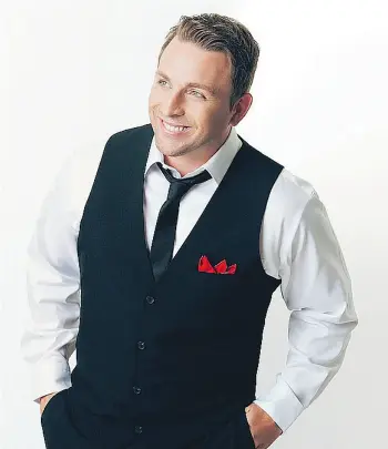  ?? Supplied ?? Juno winner Johnny Reid is on a cross-country tour to promote his new Christmas album.