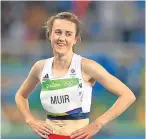  ??  ?? Fit and in form, Laura Muir heads for London today with a UK record on her mind.