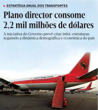  ?? DR ?? O subsector da Aviação Civil registou uma queda de 70 a 80 por cento das receitas