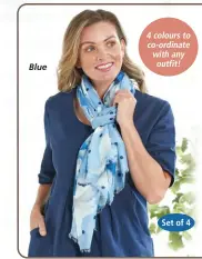  ?? ?? 4 colours to co-ordinate with any outfit! Set of 4