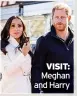  ?? ?? VISIT: Meghan and Harry