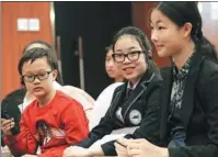  ?? PHOTOS PROVIDED TO CHINA DAILY ?? Chinese youngsters take part in a series of events, such as attending speeches, interactin­g with scientists and enjoying experienti­al activities during the Tencent Youth Science Festival held in Beijing last month.