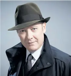  ?? HANDOUT ?? James Spader as Raymond Reddington from The Blacklist. Reddington’s life has taken a turn for the worse on The Blacklist, and James Spader says both he and his character are delighted.