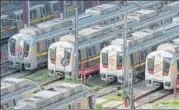  ??  ?? Delhi Metro services have been shut since March as part of the efforts to curb the spread of coronaviru­s infection. BLOOMBERG FILE