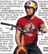  ??  ?? Inspiratio­nal: Cyclist Danny MacAskill