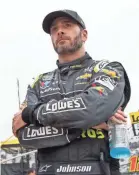  ?? MATTHEW O’HAREN/USA TODAY SPORTS ?? Jimmie Johnson has 83 Cup wins but none since the Dover race June 4, 2017.