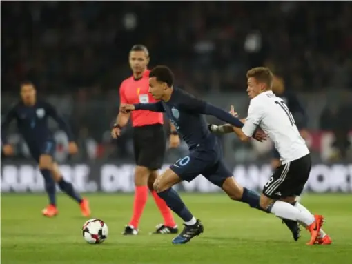  ??  ?? Alli is more dynamic than Rooney (Bongarts/Getty)