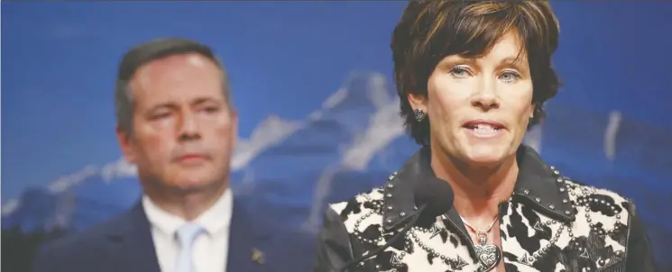  ??  ?? Alberta Energy Minister Sonya Savage has been asked by Jason Kenney to conduct a review of the Alberta Energy Regulator in concert with Environmen­t Minister Jason Nixon.
Jim Wells