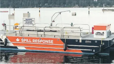  ?? DON BRAID ?? Vessels linked with the federal government’s new marine spill response program are seen in the Nanaimo harbour recently.