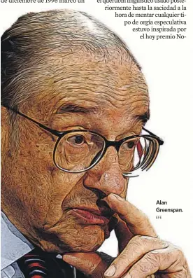  ?? EFE ?? Alan Greenspan.