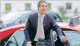  ?? AP ?? Singing like a parrot: Donald Trump’s former attorney Michael Cohen