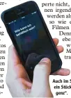  ?? Foto: dpa ?? Auch im Smartphone steckt ein Stück „Künstliche Intelli genz“.