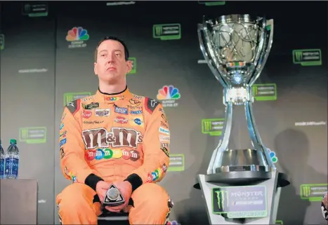  ?? CHRIS TROTMAN/GETTY ?? Kyle Busch has one Cup Series title, and he has a chance for a second with a win Sunday at Homestead-Miami Speedway.