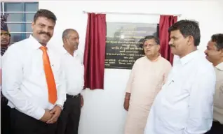  ??  ?? Inaugurati­on of Skill Training Centre by Sh. Gulab Chand Kataria, Home Minister, Govt. of Rajasthan