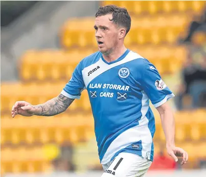  ?? Picture: SNS Group. ?? Danny Swanson: has enjoyed his spell at McDiarmid Park but felt the lure of boyhood heroes Hibs too strong to turn down.