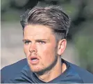  ??  ?? Dundee’s Lewis Spence says “we need to be ruthless”.