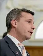  ?? ROBERT KITCHIN/STUFF ?? David Seymour says it is the start of a brain drain.