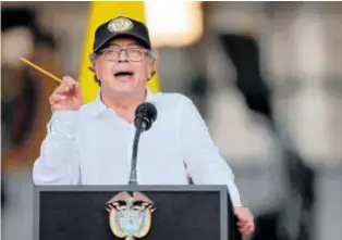  ?? // REUTERS ?? El presidente colombiano, Gustavo Petro