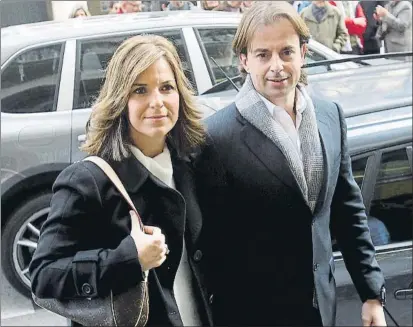  ?? FOTO: EDUARD OMEDES ?? La ex tenista Arantxa Sánchez-Vicario y su marido, Josep Santacana, en una imagen de 2012