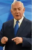 ??  ?? Israel Prime Minister Benjamin Netanyahu