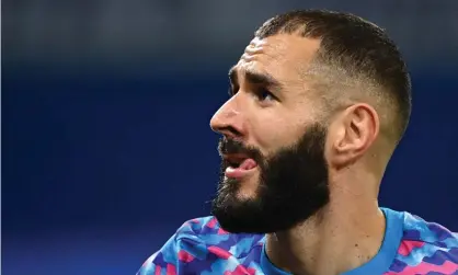  ?? Photograph: Gabriel Bouys/AFP/Getty Images ?? Karim Benzema did not appear in court for the trial. His lawyer said the case against the footballer was ‘absurd’.