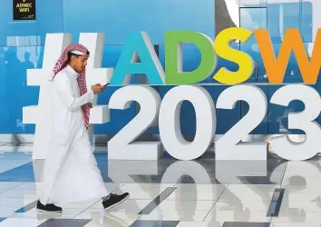  ?? Virendra Saklani/Gulf News ?? Abu Dhabi Sustainabi­lity Week has offered an opportunit­y for global stakeholde­rs to forge partnershi­ps and accelerate investment­s towards sustainabl­e developmen­t goals.