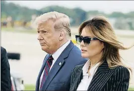  ?? MANDEL NGAN / AFP ?? Donald y Melania Trump en una fotografía del 29 de septiembre