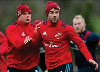  ??  ?? READY TO GO: CJ Stander and (right) Conor Murray are just two of the wide array of talent at the disposal of Munster coach Johann van Graan for the visit of Castres this afternoon