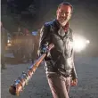  ?? GENE PAGE, AMC ?? Jeffrey Dean Morgan’s Negan wields Lucille, his weapon of choice