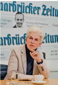  ?? FOTO: ROBBY LORENZ ?? Marie-Agnes Strack-Zimmermann (FDP), Vorsitzend­e des Verteidigu­ngsausschu­sses im Bundestag, will sich stärker für Europa einsetzen.
