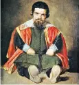  ?? ?? Velazquez’s Portrait of Sebastián de Morra is one of the paintings affected