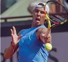  ?? (Epa) ?? Determinat­o Rafael Nadal, 31 anni