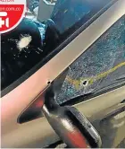  ??  ?? los policías dejaron heridos a dos de los jóvenes que iban en el automotor. El