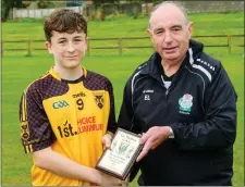  ??  ?? Ashford’s Darragh Heffernan was the deserving man of the match.