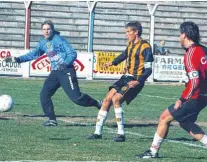 ?? ARCHIVO LA NUEVA. ?? Federico Nieto marcó el gol en el último triunfo (1-0) de Sporting, ante Olimpo, en el Roberto Carminatti (en el 2002).