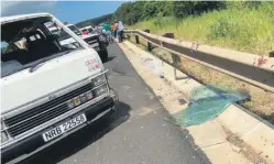  ??  ?? A mother and her son, critically injured in a taxi accident on the N2 last week, have undergone surgery and are still recovering in hospital