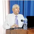  ??  ?? Prof. W. I. Siriweera, Chairman, National Education Commission