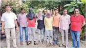  ?? PIC/MPOST ?? The three accused youth, who were arrested on Saturday night from a parking lot in an under-constructi­on mall in Dwarka
