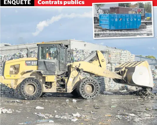  ?? PHOTOS BEN PELOSSE ?? Ricova a acheté cet été l’entreprise qui opérait les centres de tri de Montréal, dont celui de Saint-michel, que l’on voit sur la photo.