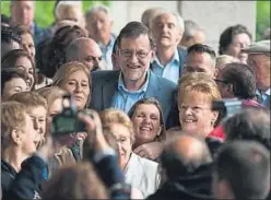  ?? BRAIS LORENZO / EFE ?? Rajoy ayer en Avión