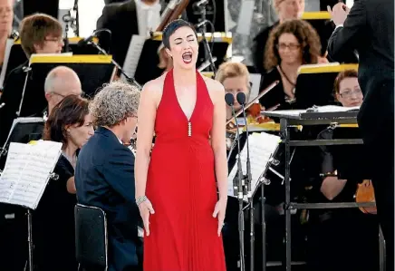  ?? PHOTO: KEVIN STENT/FAIRFAX NZ ?? Mezzo soprano Bianca Andrew has returned to New Zealand for a Days Bay opera production.